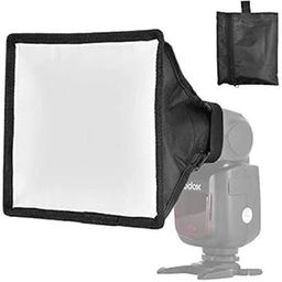 VTS Universal Flash Bounce Diffuser Reflector Soft Light Box Elastic Large Big Size Diffuser Softbox Dome Light Translucent for Flash/Speedlight (15cm X 17cm)-30