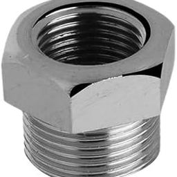 Viking Brass Bush Plumbing Thread Adapters, Chrome plated Finish, Thread (1) 25mm (1″) Outer, Thread (2) 20mm (3/4″) Inner, 25mm (1″) Length |solution for joining pipes and fittings-image-6