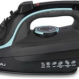 Bajaj MX 45 Steam Aluminium Soleplate Iron | 2000 Watts Power For Faster Ironing | Non Stick German Coated Technology | 220 Ml Water Tank Capacity | 2-Yr Warranty 【Black & Grey】-picture-30
