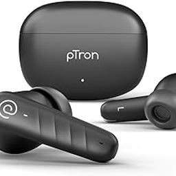 pTron Bassbuds Spark in-Ear TWS Earbuds with Stereo Sound, 40Hrs Playtime, Stereo Calls, Bluetooth V5.3 Headphones with Quick Pairing, Touch Control, Voice Assistant, Type C Charging & IPX5 (Black)-26