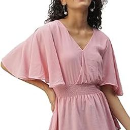 Women's V-Neck Solid Mauve Regular Top_AE-10307_Mauve-picture-20