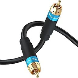 BlueRigger Audio RCA Cable with Gold Plated connectors (1 RCA Subwoofer Cable 8 FT / 2.4 Meters)-24