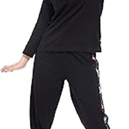 Women’s Mickey Mouse & Friends Printed Full Sleeve T-Shirt and Joggers Track Suit Co-ord Set D327-image-34