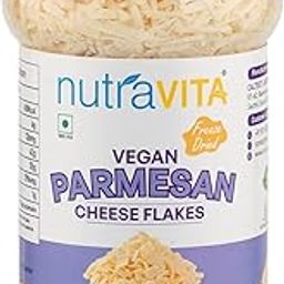 Nutra Vita Lyphilize Vegan Parmesan Cheese Flakes (100 Grams,Plant-Based, Cheesy Seasoning, Dairy-Free, Not Milk Cheese)-image-12