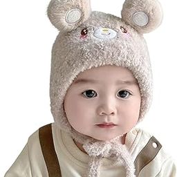 Baby Winter Hat | Baby Plush Hat | Baby Soft Knitted Hat with Little Ears | Toddler Thermal Hat | Children’s Winter Cap | Woolen Cap for 1-3 Year Old Kids-image-30