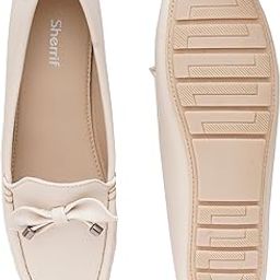 Women's Suede Driving Loafers| Comfortable Slip-On Moccasins for Casual and Office Wear (SFR-002-CREAM-38)-image-98