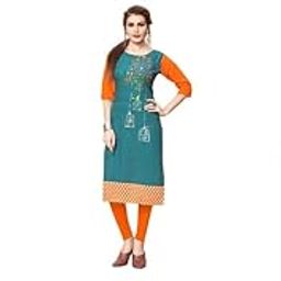 Crepe Digital Printed Kurti for Women – Stylish & Comfortable (Kidzpie_763 M 3) Multicolour-image-86
