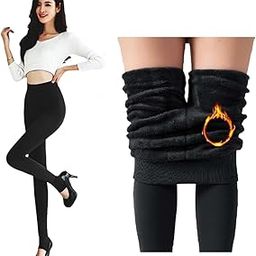 Warm Thermal Legging Fleece Slim fit Pants Thick Tight Strechable Soft for Women and Girls (for Regular Waist Size 26-32)-image-21