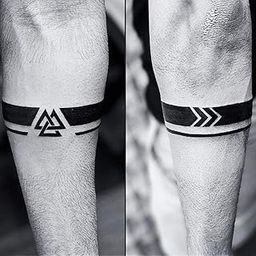 ORDERSHOCK Tribal Hand Band Tattoo Design For Male And Female Tattoo Sticker Waterproof Body Art-29