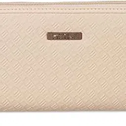 metro Women Beige Faux Leather Casual Clutch with Premium Metal Logo (95-136)-picture-17