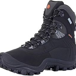 Women's Thermator Mid High-Top Waterproof Outdoor Hiking Boot, Black, 8.5-image-48