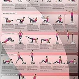 POWRX Whole Body Vibration Training Chart for Portable Vibration Fitness Machines-22
