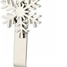 ATORSE 5xStocking Hook Hangers Mantle Fireplace Hook Decor Christmas Stocking Holder Snowflake-picture-31