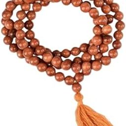 Gemstone Gallery Gorgeous Sunstone Mala Original 108 Beads Certified सनस्टोन माला ओरिजिनल Sunstone Crystal Mala Sun Sitara Stone Malaa Sun Stone Malaa For Pooja Purpose-image-12