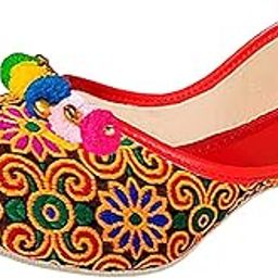 Rajasthani Punjabi Ethnic Jutti Mojari for Womens-image-28