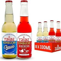 Tribe Kombucha Naturally Sparkling Probiotic Super Drink| Recipes with Herbs, Spices, Hibiscus & Lemon | Gut Friendly | Gluten free | Immunity Booster | Antioxidant and Hydration | Pack of 2 |330 ML-26