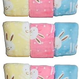 Microfiber Face Towel Handkerchief Rumal 350GSM Extra Soft and Super Absorbent Printed Face Towels for girls Women's, Kids and Newborn Babies Set of 8 Multicolor-image-70
