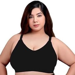 Regular & Plus Size Women Full Coverage Cotton Broad Belt Bra, Women’s Full Figure Magic Lift Plus Size Seamless Wire Free Back Close Bra.-image-64