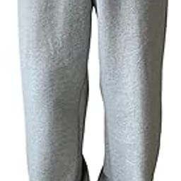 Men's/Unisex Open Bottom Drawstring Pure Cotton Stretchable Baggy Jogger Pants-image-33