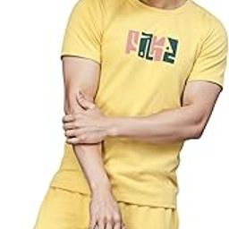 Rigo Men Night Suit Set | Printed Casual Co-ords Set | Men's T-Shirt and Short Set | Round Neck Half Sleeves Casual Co-ords-picture-21
