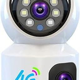 Maizic Smarthome Dual Lens/Dual Screen Color Night Vision 4G 3+3 MP Full HD Wireless Indoor Camera with Supports All Sim Two Way Audio Alarm Notificationn-21