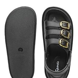 Women's Chunky Clogs – Lightweight and Comfortable Slip-Ons with Decorative Charms, Ideal for Everyday Wear (Size- 3) Black-image-16