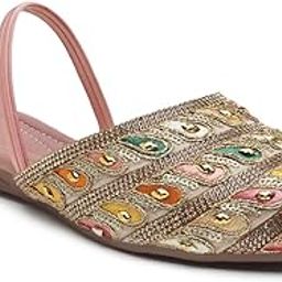 Women Embroidered Ethnic Mule Slip-on For Girls-image-96