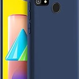 CEDO Samsung Galaxy M31 / F41 / M31 Prime Back Cover | Camera Bump Protection & Ultra Slim | Matte Soft Silicon Shock Proof Rubberised Back Case Cover (Blue)-image-68