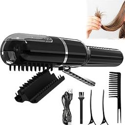 ARKZO Automatic Cordless Split Ends Trimmer for Women, Rechargeable Hair Trimmer for Women for Split Ends, 2-in-1 Splitends Remover Tool for Dry, Damaged, Broken, Brittle, Straight, Curly Hair-image-3