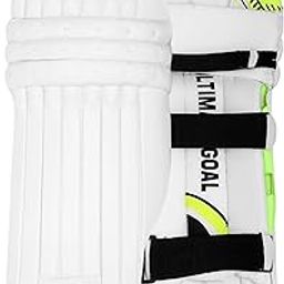 UG Sports Premium Leather Cricket Batting Legguard | Lightweight Protective Pads | Club-Grade Batting Pads – (s Junior, White)-image-73