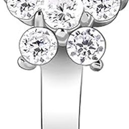 925 Silver Rhea Nose Pin (Clip on)| Nose pin for Women and Girls | With Certificate of Authenticity and 925 Stamp | 6 Month Warranty*-picture-55