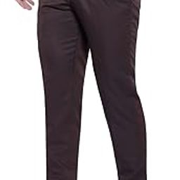 Men's Slim Fit Cotton Blend Dress Trousers, Formal Wear-image-87