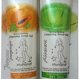 Orvel Glamyou Papaya And Aloevera Cleansing Scrub Gel (200ml), Pack Of 2-image-44