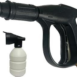 KING PRO Premium Pressure Water Spray Gun Car Wash Floor Cleaning 15 MPA 10 m Electric High Pressure Water Washer Gun with Adjustable Nosel With Foam Lance Adapter-23