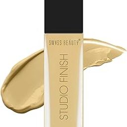 SWISS BEAUTY Matte Studio Finish Full Coverage Foundation Cream, Face Makeup, Shade- Medium Pale, 30Ml, All-image-33