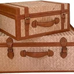 SMITAM Wicker Storage Trunk-19