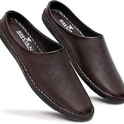 Synthetic Leather nagra Mocassins for Men-image-87