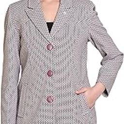Winter Wear Casual Full Sleeve Wool Blend Womes Blazer (4170)-image-1