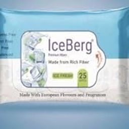 AZLVERA ice berg Moisturising Premium Refreshing Ice Fresh Facial Soft Wet Wipes -50 Facial Tissue Wipes | Pack Of 2-image-21