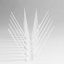 Polycarbonate Anti Bird Pigeon Control Bird Transparent Spikes Solution (Pack of 11 Rft/10 Pcs)-18