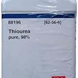 SRL Thiourea 98% purity, 500Gm,CAS 62-56-6, Molecular Formula : CH4N2S, Molecular Weight : 76.12, Storage : Room Temperature, Shelf Life : 60 Months for laboratrory and industrial only-24