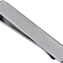 Slim Tie Bar Blue Coloured - Rhodium Plated Premium Brass Tie Pin for Men-47