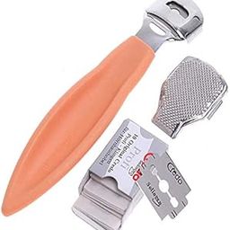 Sweetpea� Stainless Steel Callus Shaver Pedicure Dead Hard Skin Remover Heel Razor Cutter With Skin Rub & 10 Blades For Foot Care, Removing Solid, Cracked Skin Cells. (Plastic With Blades)-17