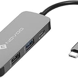 NOVOO 4in1 Type C Hub with HDMI 4K Adapter,1USB 3.0Port,USB C PD Charging Port(100W),1USB 2.0 Port for MacBook Pro 2017/2016, HW MateBook, Chromebook, XPS and Other Type C Device and More. ?Dark Grey-18