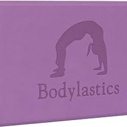 Bodylastics Yoga Block High Density EVA Foam Non-Slip Workout Brick to Improve Poses Balance Flexibility Support Strength Training Exercise-image-81