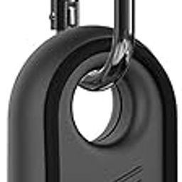 M.G.R.J® Compatible with Samsung Galaxy SmartTag2 case, Samsung Galaxy SmartTag2 Full Body Shockproof Cover, Anti-Scratch for Backpacks, Car Keys, Luggage (Flexible|Silicone|Black)-8
