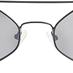 Unisex Black Hexagon Metal Full Rim Sunglasses-image-37