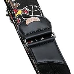 Acoustic Guitar Strap with 2 Guitar Picks and Lanyard for Player Enthusiasts basketball-image-23