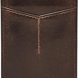 Men's Leather Derrick Brown Card Case Wallet Ml3812201-image-54