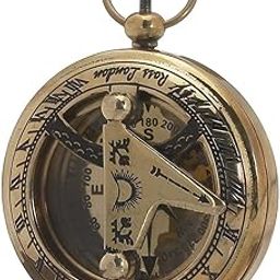 Vintage Sundial and Compass: Timeless Travel Essentials by Sun Instrument-picture-20